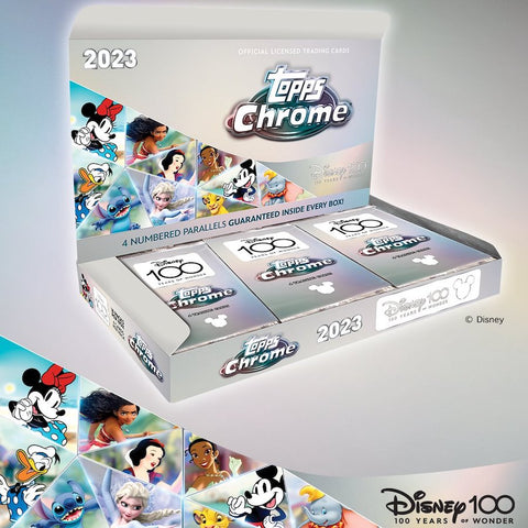 TOPPS CHROME 2023 DISNEY 100 HOBBY 1 BOX PICK YOUR MOVIE 