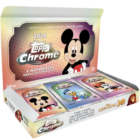 TOPPS CHROME 2024 DISNEY 100 HOBBY 2 BOX PICK YOUR MOVIE 