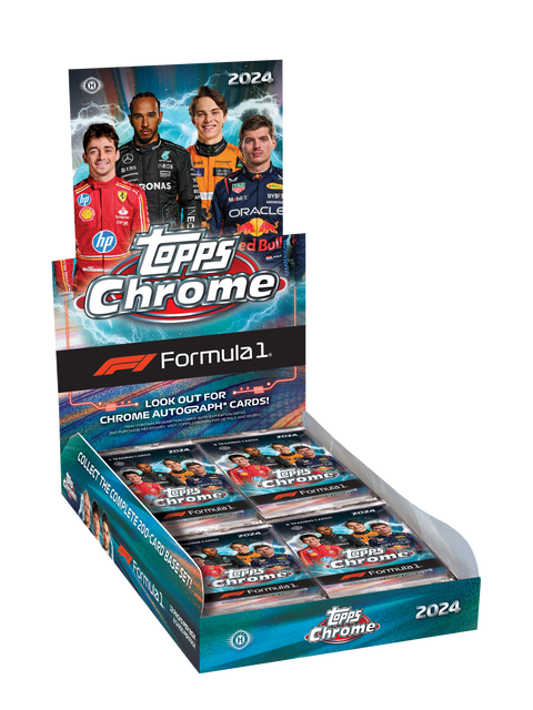 2024 FORMULA 1 TOPPS CHROME HOBBY BOX