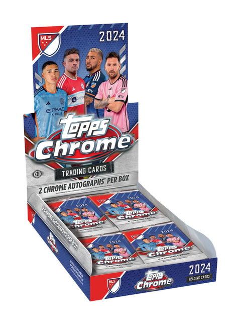 SOC 2024 MLS TOPPS CHROME HOBBY 3 BOX RANDOM CLUBS 