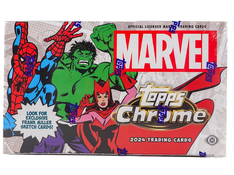 2024 TOPPS CHROME MARVEL HOBBY BOX