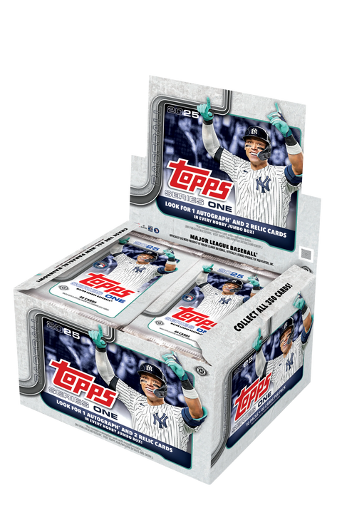 MLB 2025 SERIES 1 JUMBO + HOBBY DUAL CASE BREAK [18 BOXES] PYT 