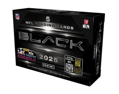 NFL 2025 PANINI BLACK HOBBY + 4X ORIGINS INTL BOX PYT 